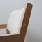 Mid-Century Blonde Oak Armchairs by Hans J Wegner, Set of 2 9