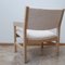 Poltrone Mid-Century in quercia bionda di Hans J. Wegner, set di 2, Immagine 5