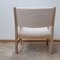 Mid-Century Blonde Oak Armchairs by Hans J Wegner, Set of 2 6