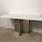 Marble and Metal Console Table, 1970s 5