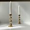 24-Carat Gold-Plated Teardrop Candlesticks by Hugo Asmussen, 1970s, Set of 2 6