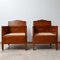 Dutch Art Deco Wooden Armchairs, Set of 2 1