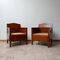 Dutch Art Deco Wooden Armchairs, Set of 2 5