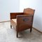 Dutch Art Deco Wooden Armchairs, Set of 2 8