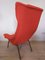 Red Armchair by Magda Sepova and Miroslav Navratil, 1960s 4