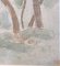 Giulio Da Milano, Undergrowth Forest, Trees, Greenery Watercolor, 1929, Image 5