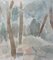 Bosque de sotobosque, árboles, acuarelas de acuarela, 1929, Imagen 4