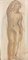 Unknown, Male Nude Sepia, Watercolor, 1943 2