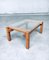 Postmodern Cubist Design Pine 1 Side Table, 1960s 4