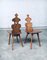 Mid-Century Brutalist Style Tiroler Chair Set, Austria, 1960s, Set of 2 11