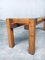 Postmodern Cubist Design Pine 2 Side Table, 1960s 2