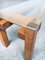 Postmodern Cubist Design Pine 2 Side Table, 1960s, Image 8