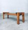 Postmodern Cubist Design Pine 2 Side Table, 1960s, Image 15