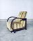 Art Deco Reclining Bentwood Lounge Chairs, 1930s, Set of 2 1