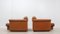 DS 101 Leather Armchairs from De Sede, 1970s, Set of 2 11