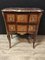 Small Transition Style Sauteuse Chest of Drawers in Rosewood 7