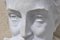 Busto in marmo, gentiluomo con baffi, XIX secolo, Immagine 17