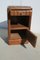 Art Deco Bedside Table or Jam Cupboard in Blond Walnut, Image 5