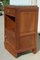 Art Deco Bedside Table or Jam Cupboard in Blond Walnut 6