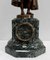 Bronze and Marble Flute Player Clock by C. A. Calmels, Late 1800s 9