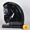 Head of Horse in Lacquered Black Marble, 20th Century 19