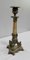 Restoration Period Bronze and Marble Candlesticks, 19th Century, Set of 2 5