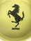 Cenicero publicitario Ferrari grande de cerámica amarilla de Bitossi, Imagen 3