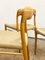 Mid-Century Danish Model 57 Chairs in Oak by Niels O Møller for J L Møllers Møbelfabrik, 1950s, Set of 4, Image 9