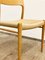 Mid-Century Danish Model 57 Chair in Oak by Niels O Møller for J L Møllers Møbelfabrik, 1950s, Image 12