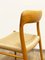 Mid-Century Danish Model 57 Chair in Oak by Niels O Møller for J L Møllers Møbelfabrik, 1950s 9