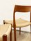 Mid-Century Danish Model 77 Chairs in Teak by Niels O Møller for J L Møllers Møbelfabrik, 1950s, Set of 6, Image 12