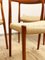 Mid-Century Danish Model 77 Chairs in Teak by Niels O Møller for J L Møllers Møbelfabrik, 1950s, Set of 4 10