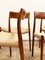 Mid-Century Danish Model 77 Chairs in Teak by Niels O Møller for J L Møllers Møbelfabrik, 1950s, Set of 4, Image 11