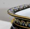 Maceta de loza de barro con adornos policromados de Gien, finales del siglo XIX o principios del XX, Imagen 6