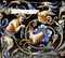 Maceta de loza de barro con adornos policromados de Gien, finales del siglo XIX o principios del XX, Imagen 12