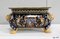 Maceta de loza de barro con adornos policromados de Gien, finales del siglo XIX o principios del XX, Imagen 23