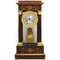 Antique Charles X Inlaid Portico Clock with Pendulum, 19th Century, Image 1