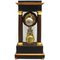 Antique Charles X Inlaid Portico Clock with Pendulum, 19th Century 9