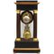 Antique Charles X Inlaid Portico Clock with Pendulum, 19th Century, Image 9