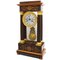 Antique Charles X Inlaid Portico Clock with Pendulum, 19th Century, Image 3