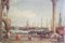 Cajas Venice de tela y madera, años 70. Juego de 5, Imagen 5