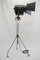 Vintage Film or Photo Spotlight with Flaps on Tripod with Wheels 3