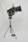 Vintage Film or Photo Spotlight with Flaps on Tripod with Wheels, Image 1