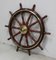 Ship's Steering Wheel in Teak, Early 20th Century 3