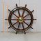 Ship's Steering Wheel in Teak, Early 20th Century 10