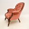 Antique Victorian Carved Armchair, Image 3