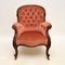 Antique Victorian Carved Armchair, Image 1