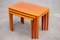 Skandinavische Satz Couchtische aus Teak, 3er Set 2