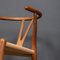 20th Century Wishbone Dining Chairs by Hans J Wegners for Carl Hansen & Søn, 1960s, Set of 4 10
