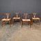 Sedie da pranzo Wishbone, XX secolo, di Hans J. Wegners per Carl Hansen & Søn, anni '60, set di 4, Immagine 3